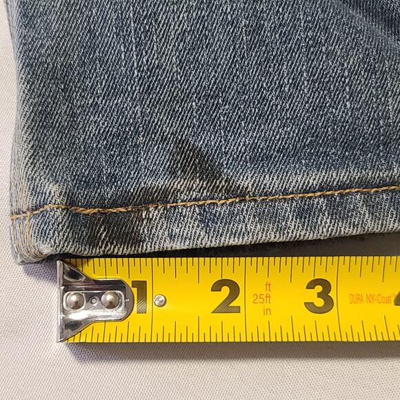 Mens Carhartt Carpenter Jeans With Knee Pad Pockets 36x34 Workwear Rugged - Picture 14 of 14